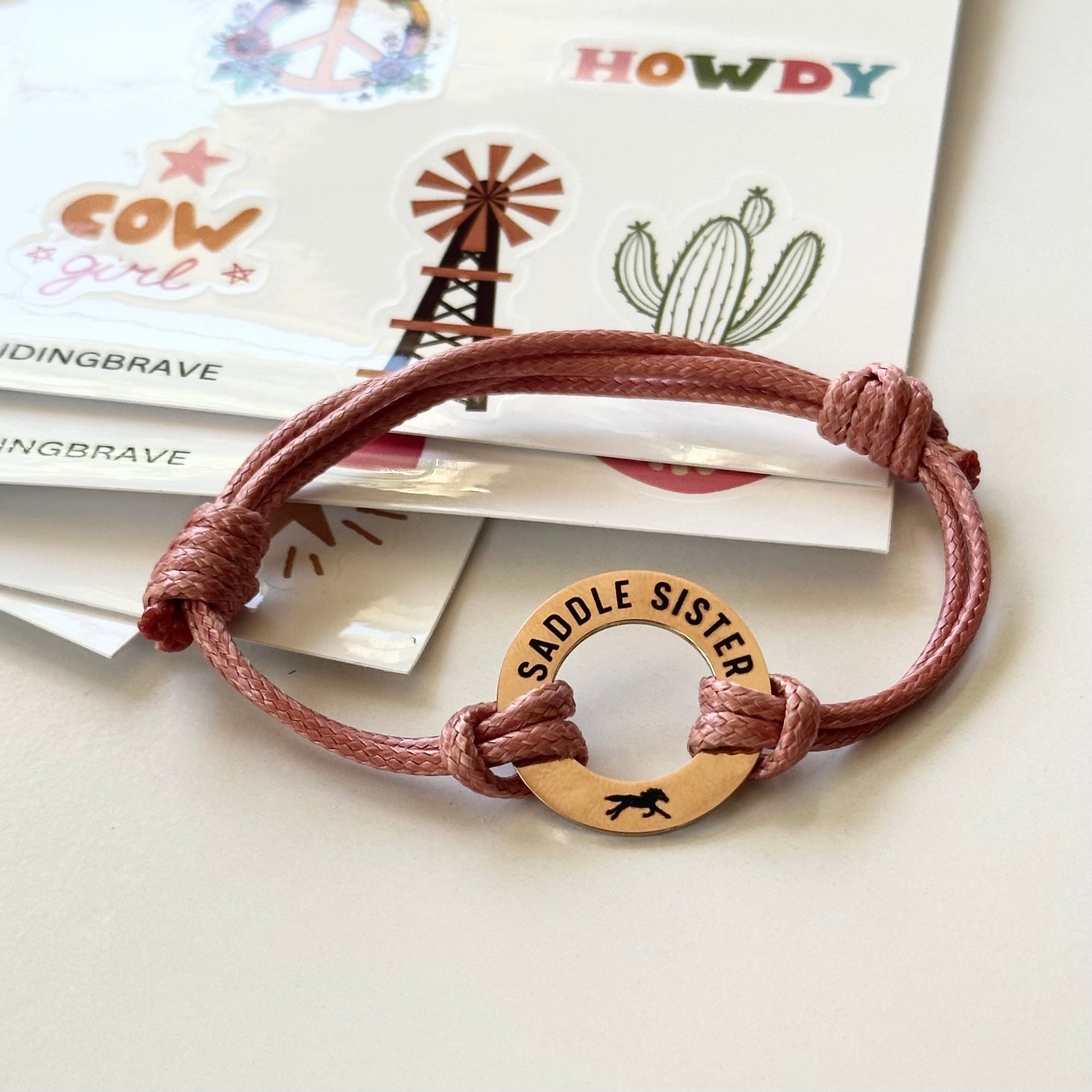 Saddle Sister Rope Bracelet