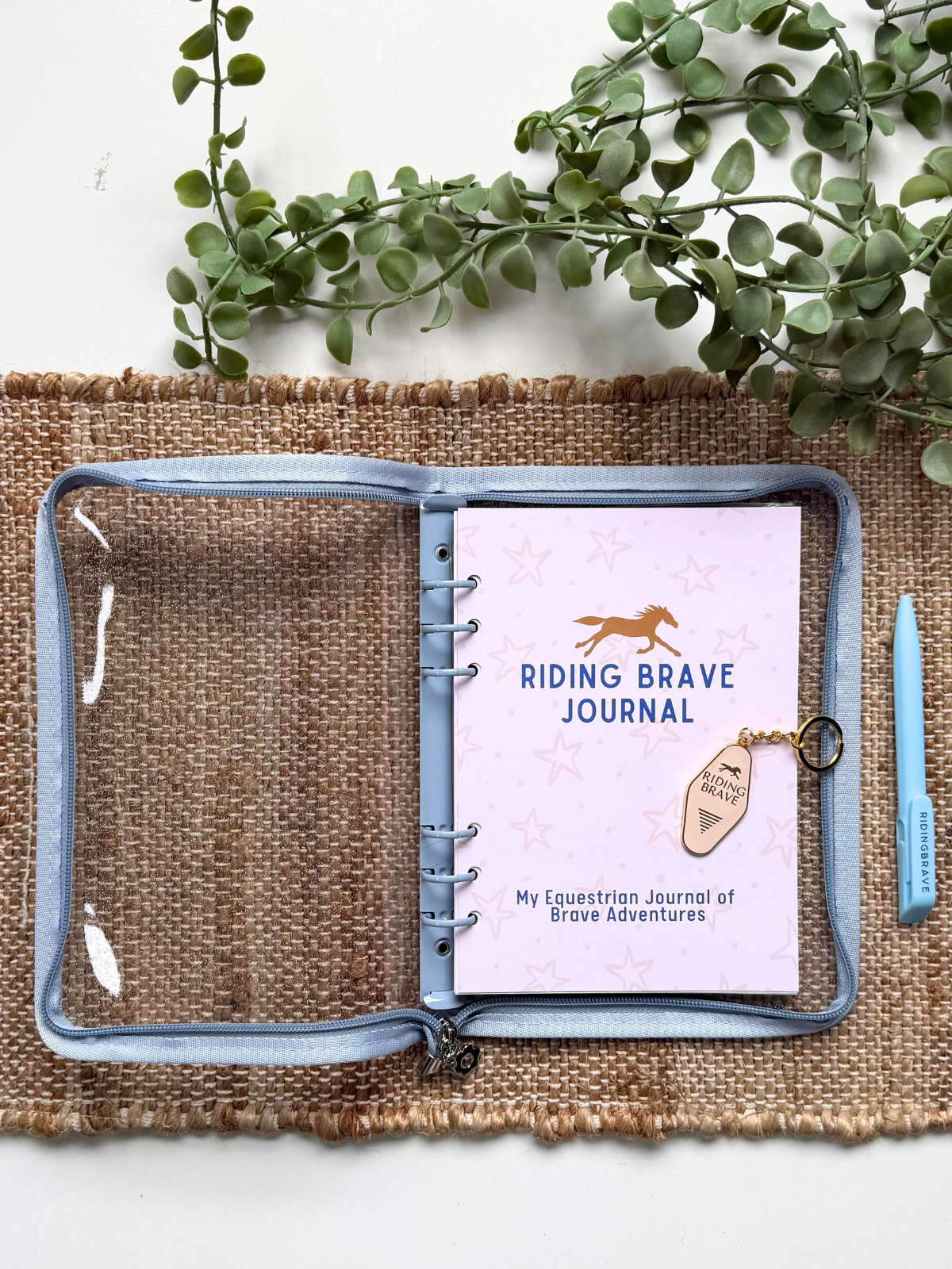 Riding Brave Journal - Sky Blue