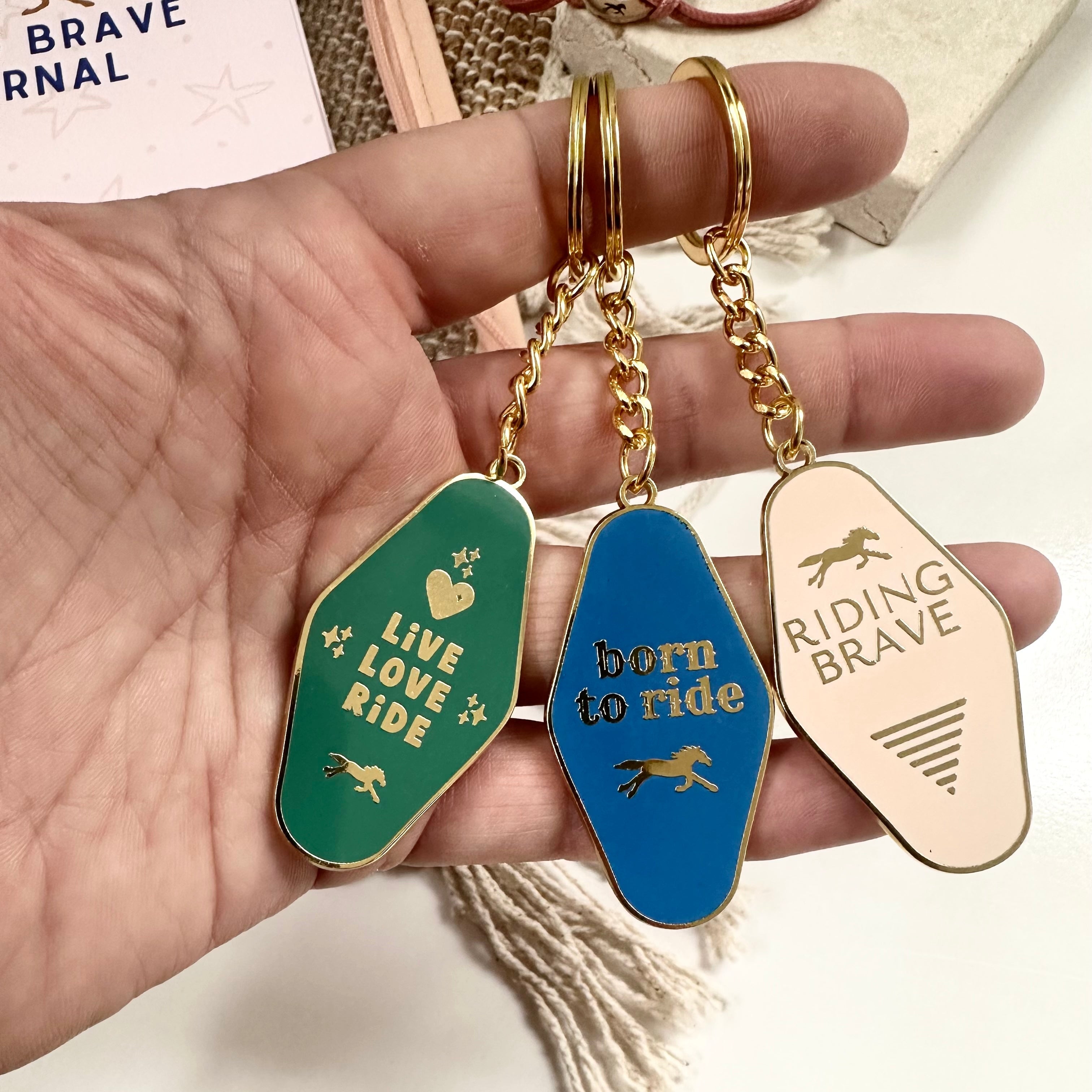 Keyring - Born To Ride